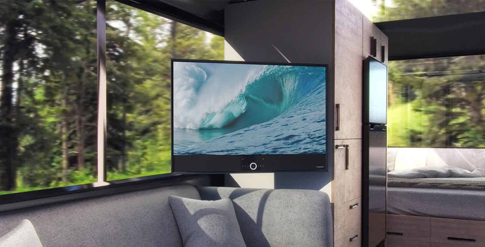 How to Install a Flat Screen TV In an RV