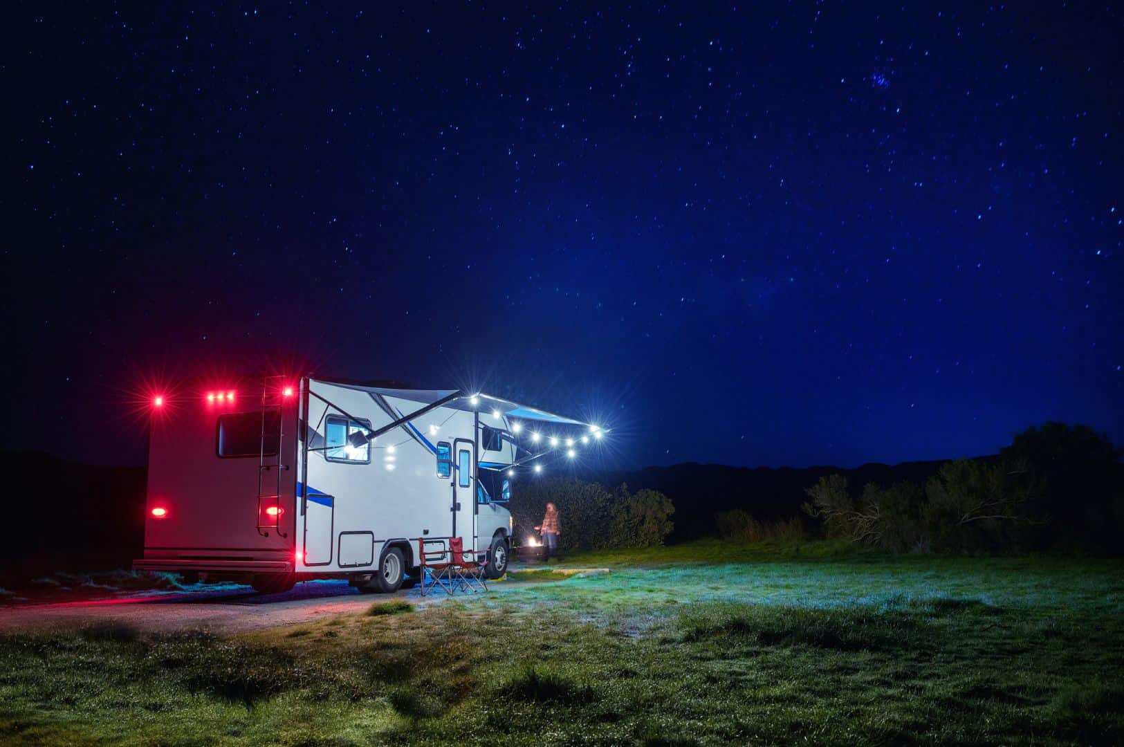 camper awning lights