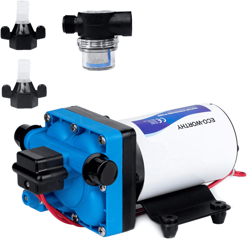 10 Best Rv Water Pumps For Steady Water Flow When Camping 9 dc house 42-series upgrade water diaphragm pressure pump