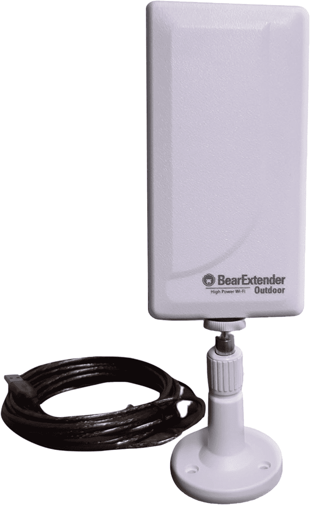 Bearifi BearExtender Outdoor RV & Marine High Power USB Wi-Fi Extender Antenna for PCs