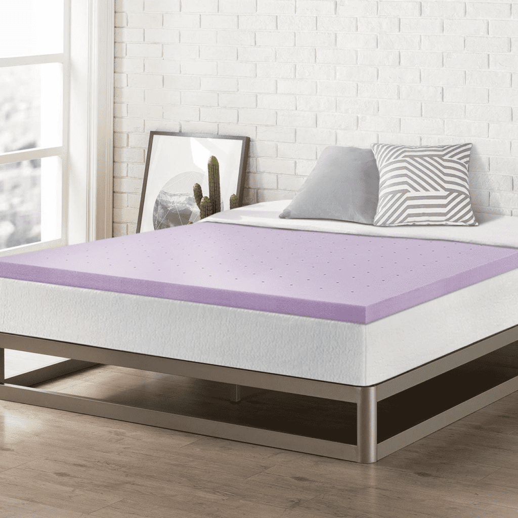 Mellow Best Price Mattress 2 Inch Ventilated Memory Foam Mattress Topper