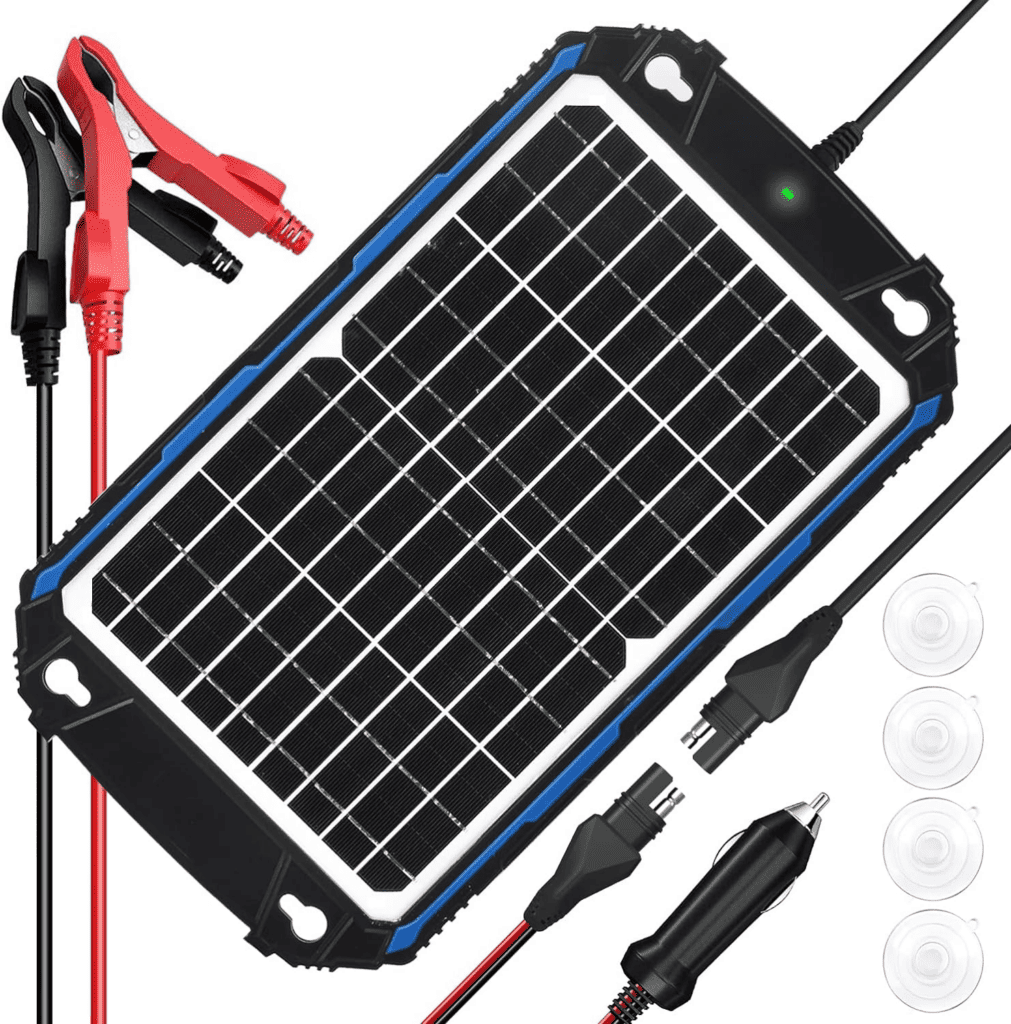 SUNER POWER Waterproof 12W 12V Solar Battery Charger